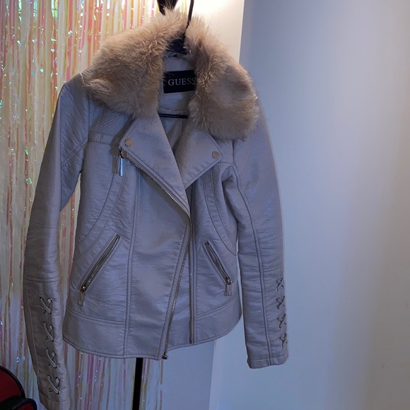 GUESS Leather jacket - Picture 6 of 9